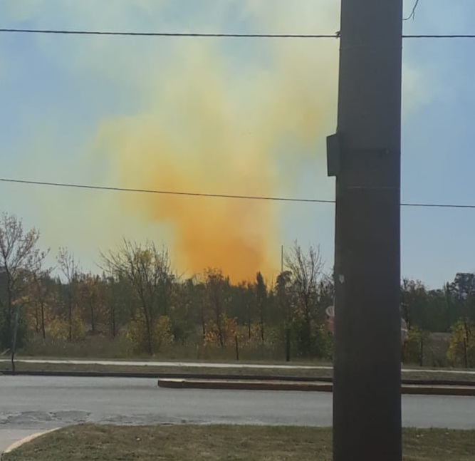 Parada imprevista de la planta de Acido Nitrico 