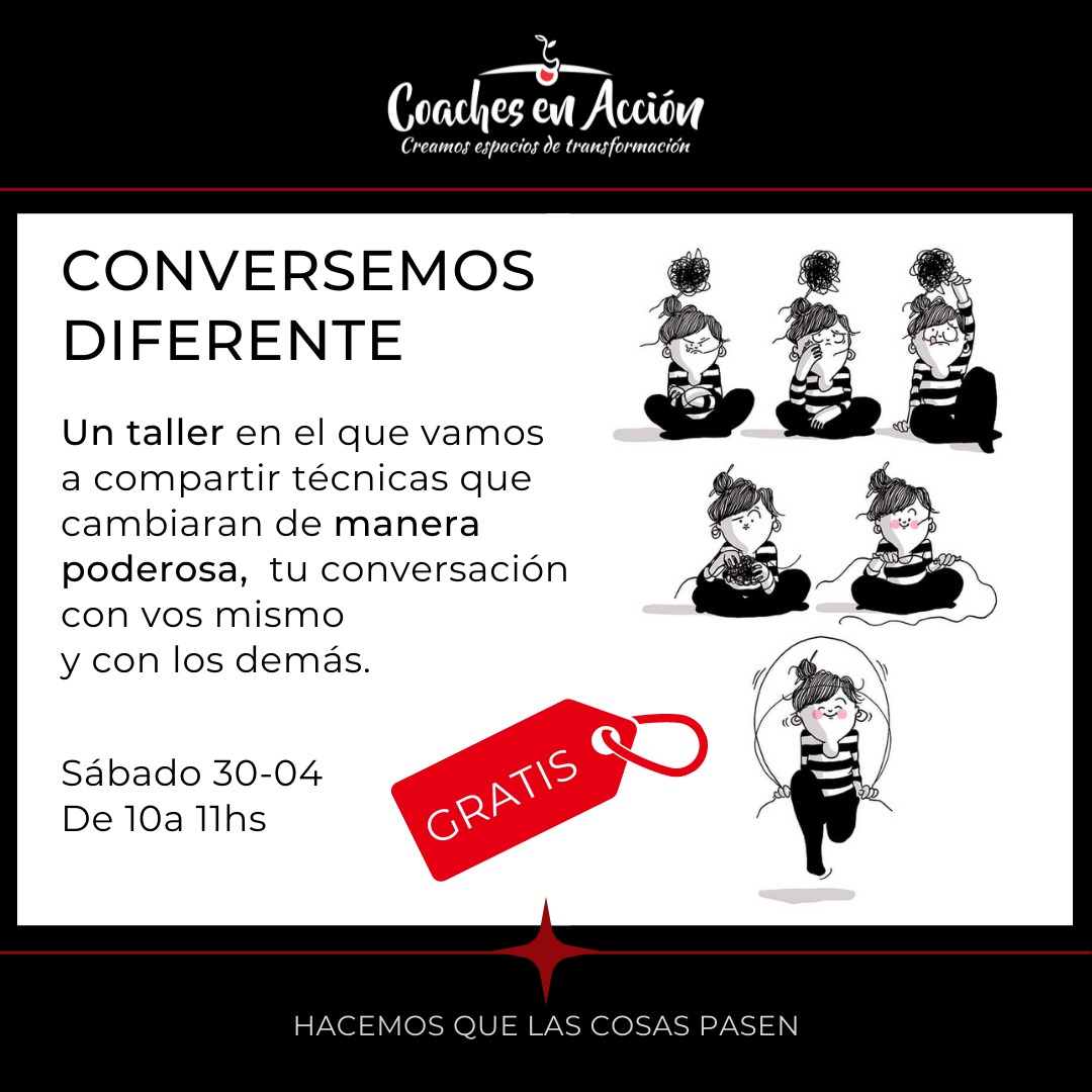 S&Aacute;BADO 30 DE ABRIL SE REALIZAR&Aacute; EN EL BALNEARIO EL TALLER *CONVERSEMOS DIFERENTE*