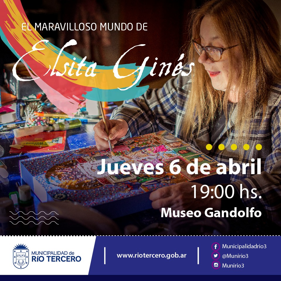 ELSITA GIN&Eacute;S: LOS INVITO A COMPARTIR LOS COLORES Y EL ENCUENTRO EN ESTE MUNDO DISPARATADO