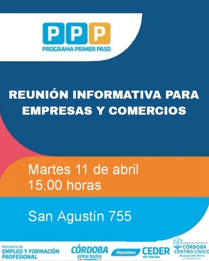 PROGRAMA PRIMER PASO: EL MARTES HAY UNA REUNI&Oacute;N INFORMATIVA PARA EMPLEADORES