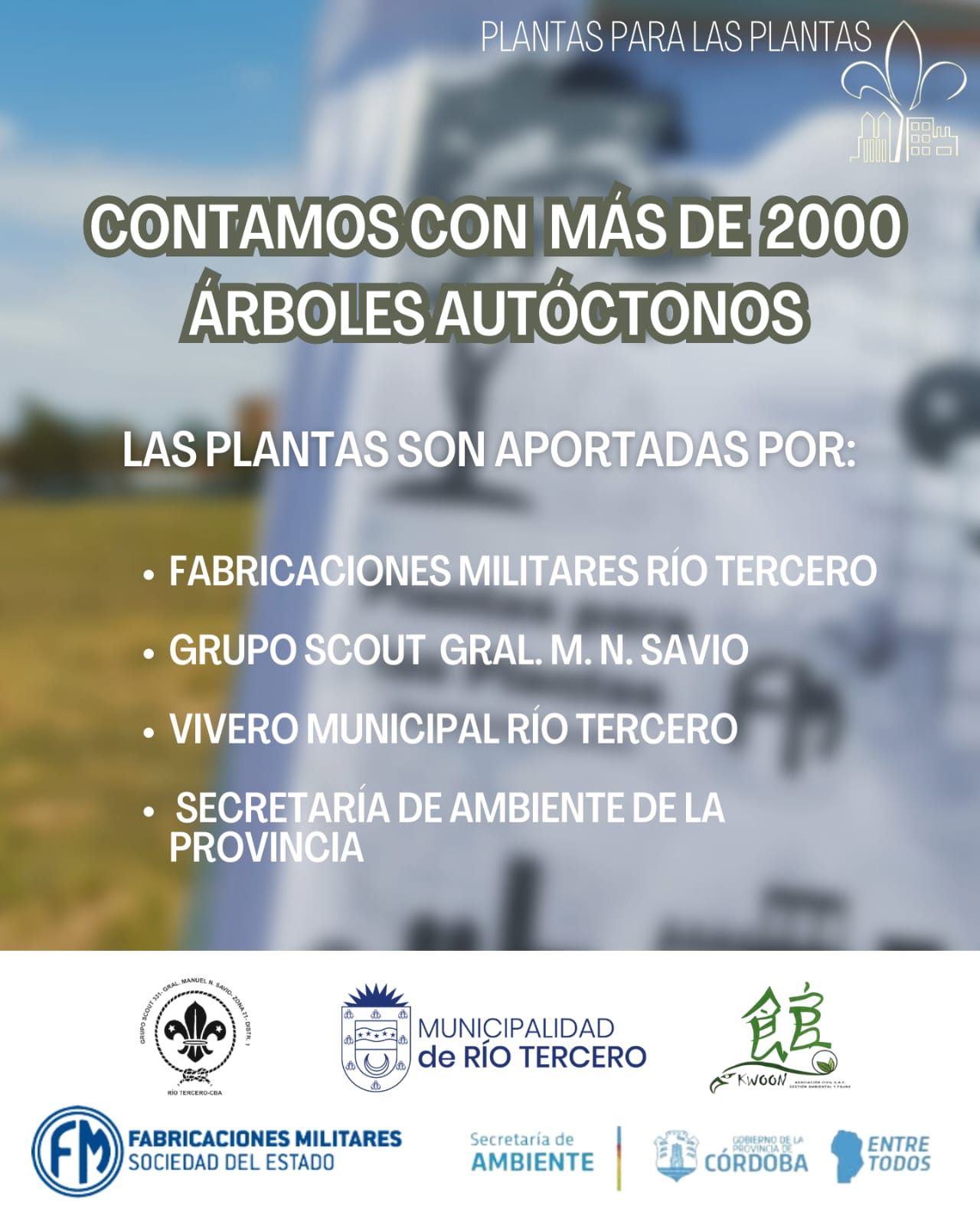F&Aacute;BRICA MILITAR REALIZAR&Aacute; ESTE S&Aacute;BADO LA PRIMER JORNADA DE PLANTACI&Oacute;N DEL A&Ntilde;O