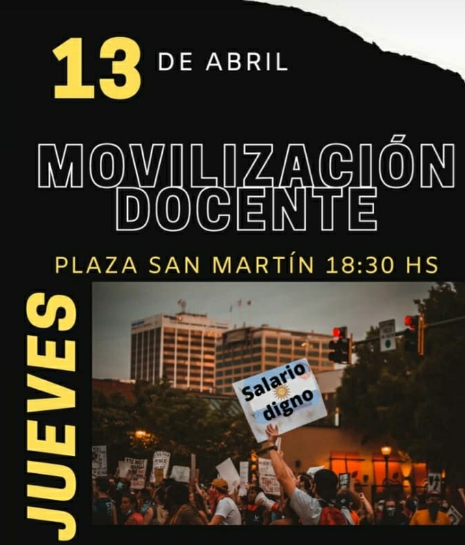 DOCENTES AUTOCONVOCADOS REALIZAN MA&Ntilde;ANA UNA MOVILIZACI&Oacute;N