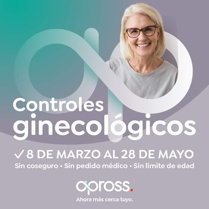 HASTA EL 28 DE MAYO LAS AFILIADAS DE APROSS PODR&Aacute;N HACERSE CONTROLES SIN PAGAR COSEGUROS