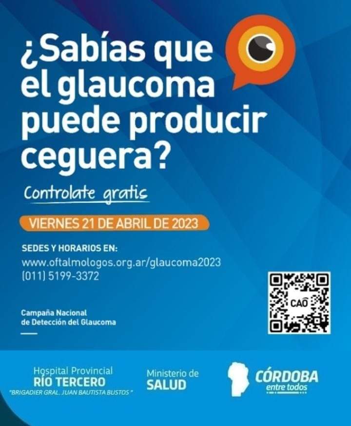 MA&Ntilde;ANA HABR&Aacute; CAMPA&Ntilde;A DE DETECCI&Oacute;N TEMPRANA DE GLAUCOMA EN EL HOSPITAL PROVINCIAL