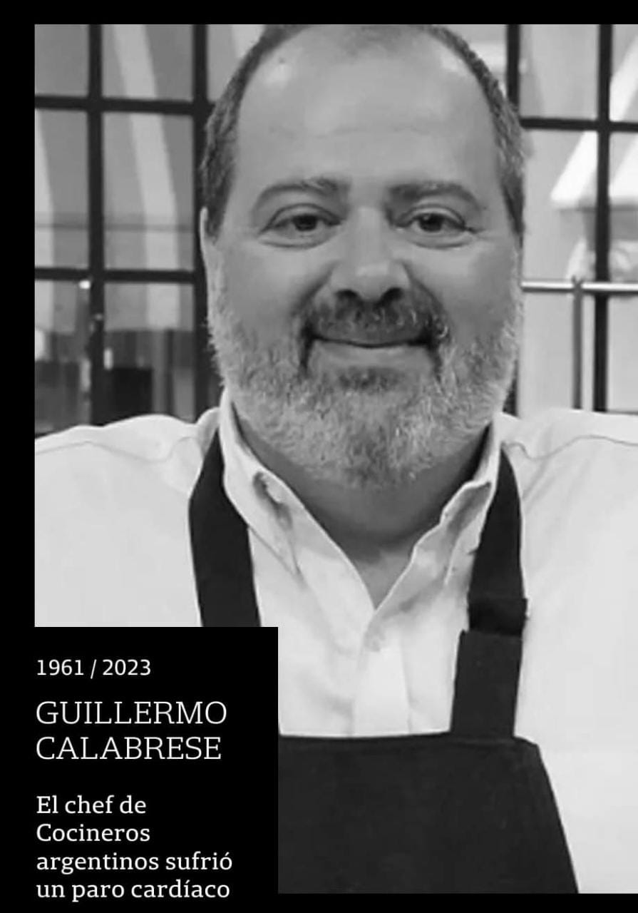 MURI&Oacute; GUILLERMO CALABRESE A LOS 61 A&Ntilde;OS.