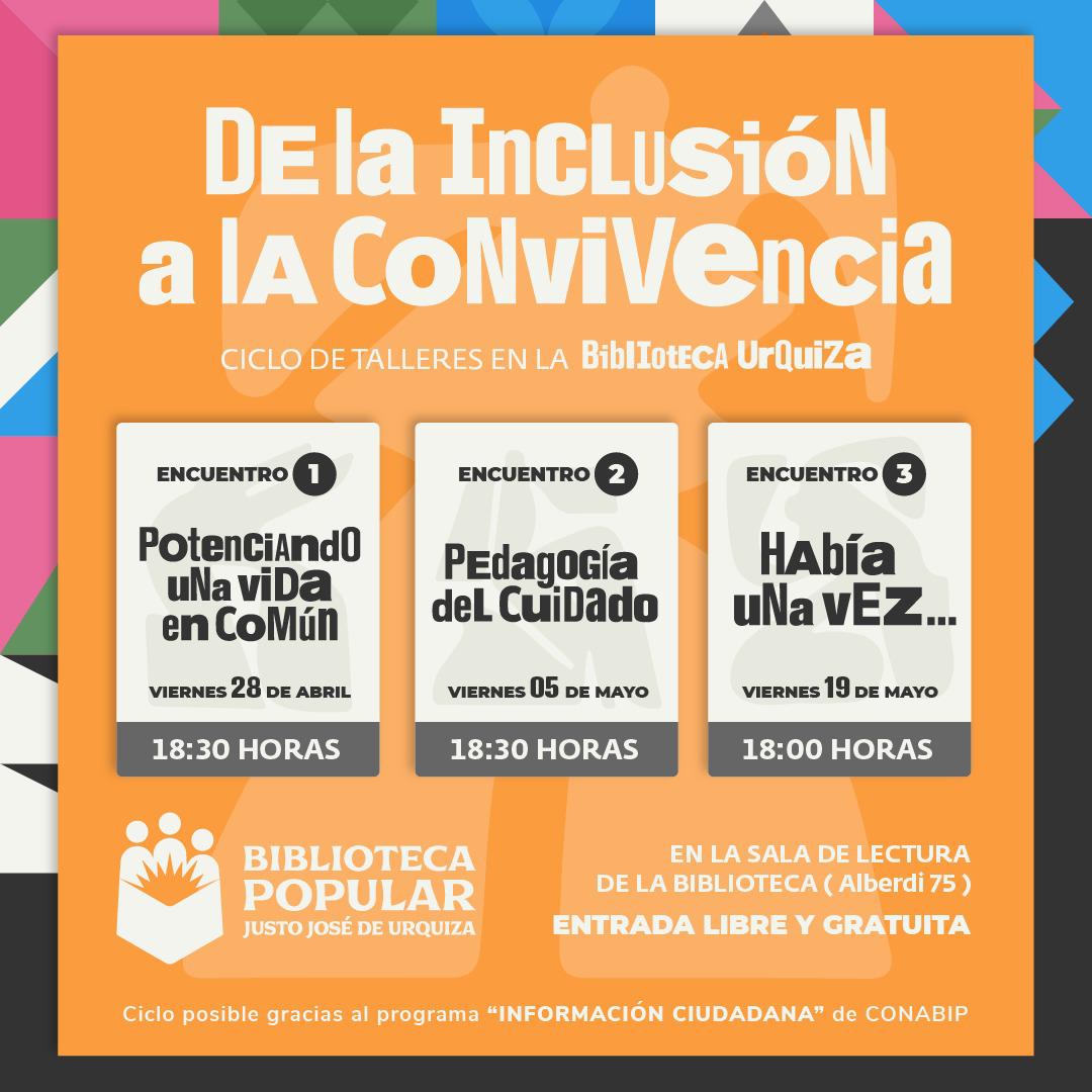 CICLO DE CHARLAS EN LA BIBLIOTECA: DE LA INCLUSI&Oacute;N A LA CONVIVENCIA