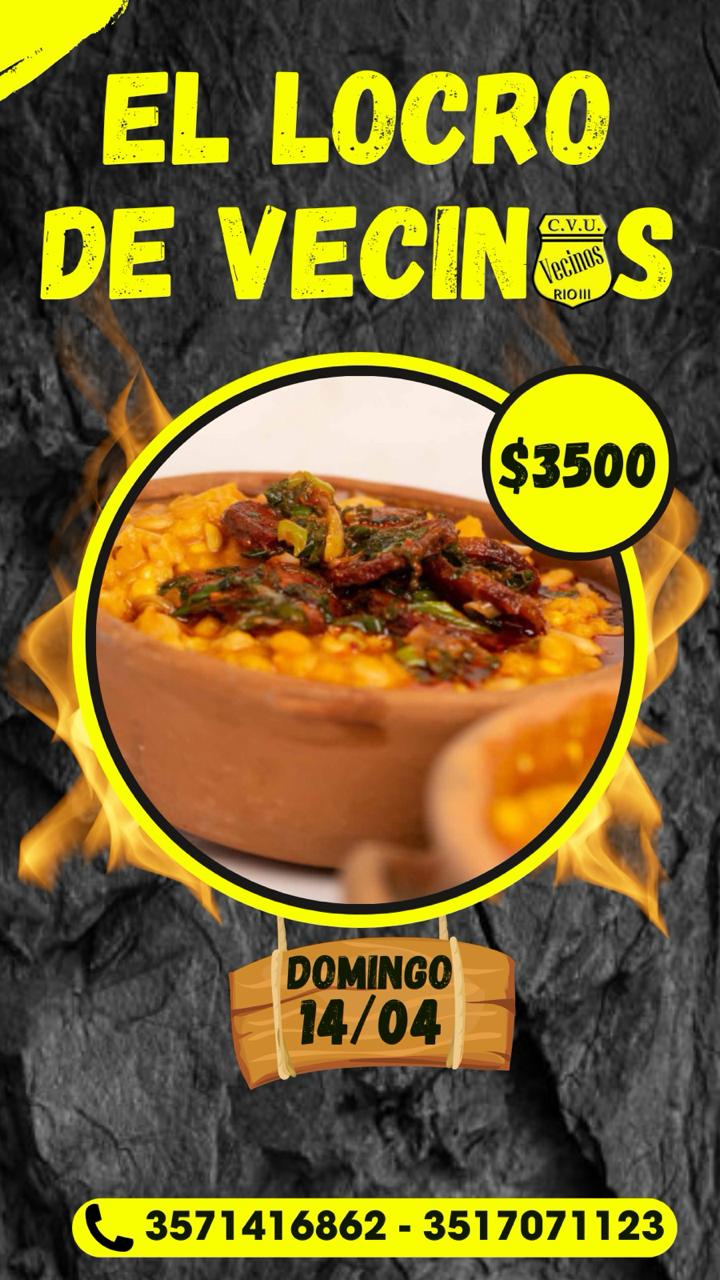 Eduardo Cepeda: son tiempos dif&iacute;ciles y por eso organizamos un locro para el domingo