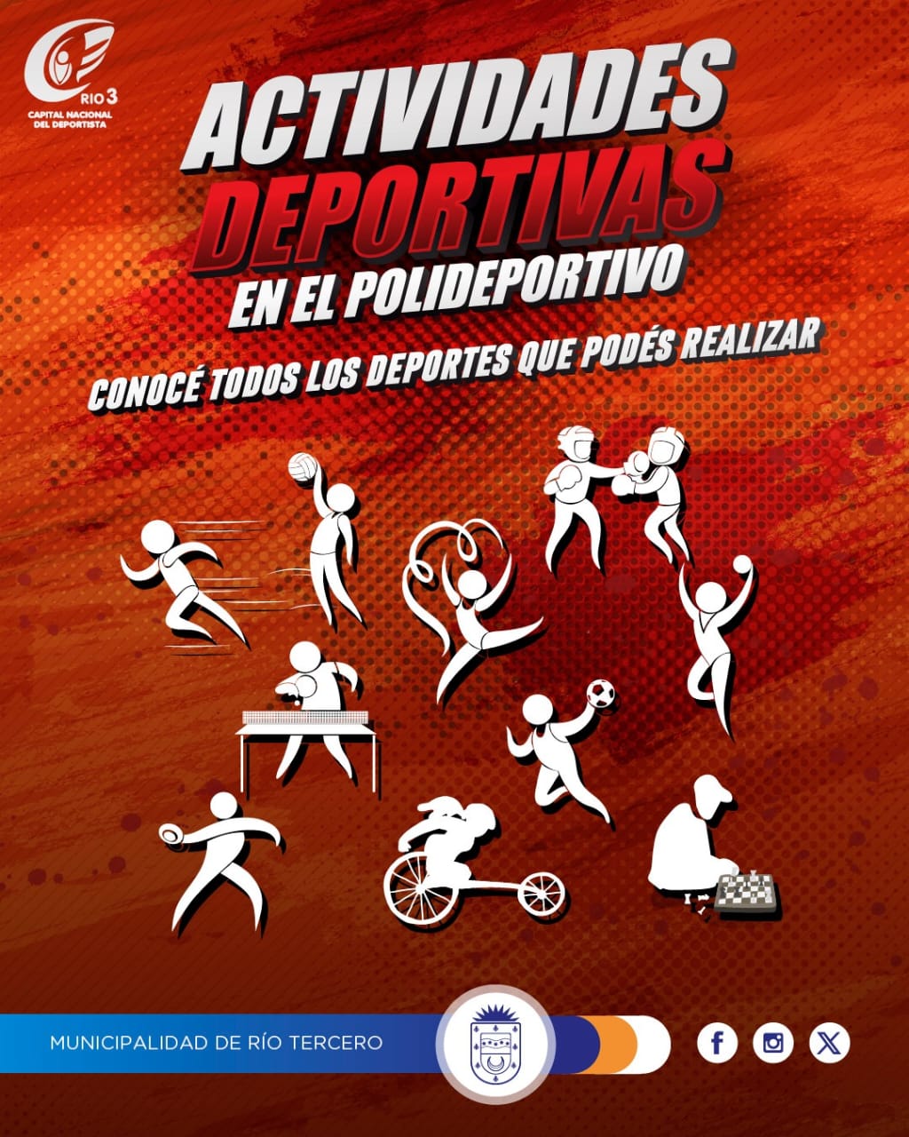 Actividades deportivas que podes disfrutar en el Polideportivo 