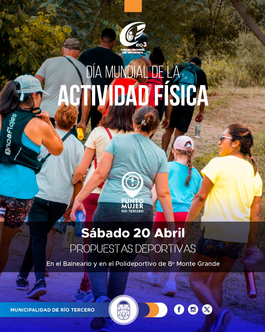 El municipio invita a celebrar el Día de la actividad física con importantes actividades para disfrutar 