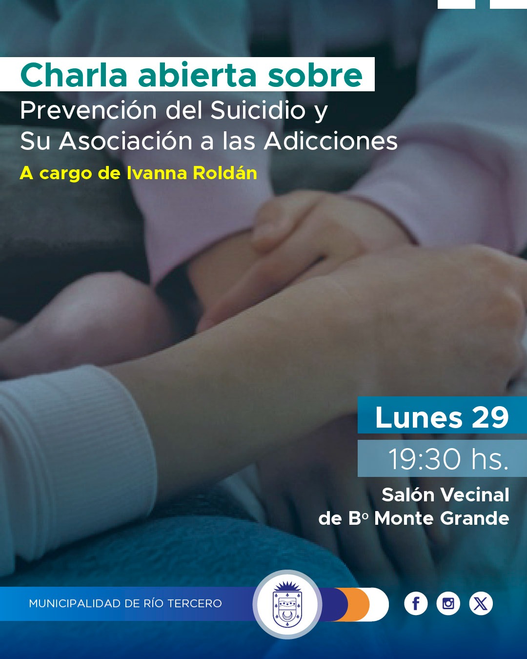 Se realizará hoy una charla sobre prevención del suicidio y su asociación a las adicciones.