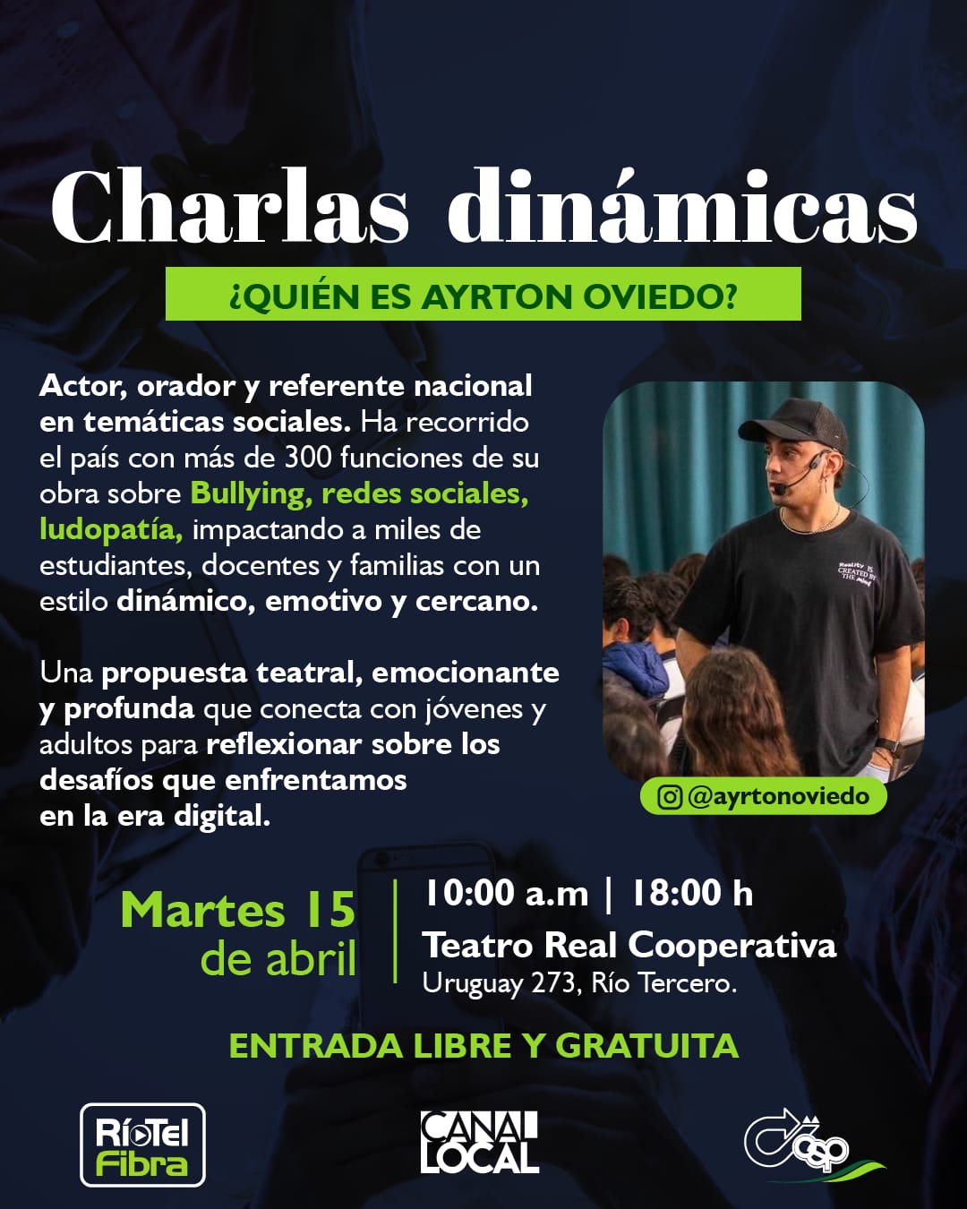 Charlas sobre Bullying y Ludopatía en el Aniversario del Canal Cooperativo