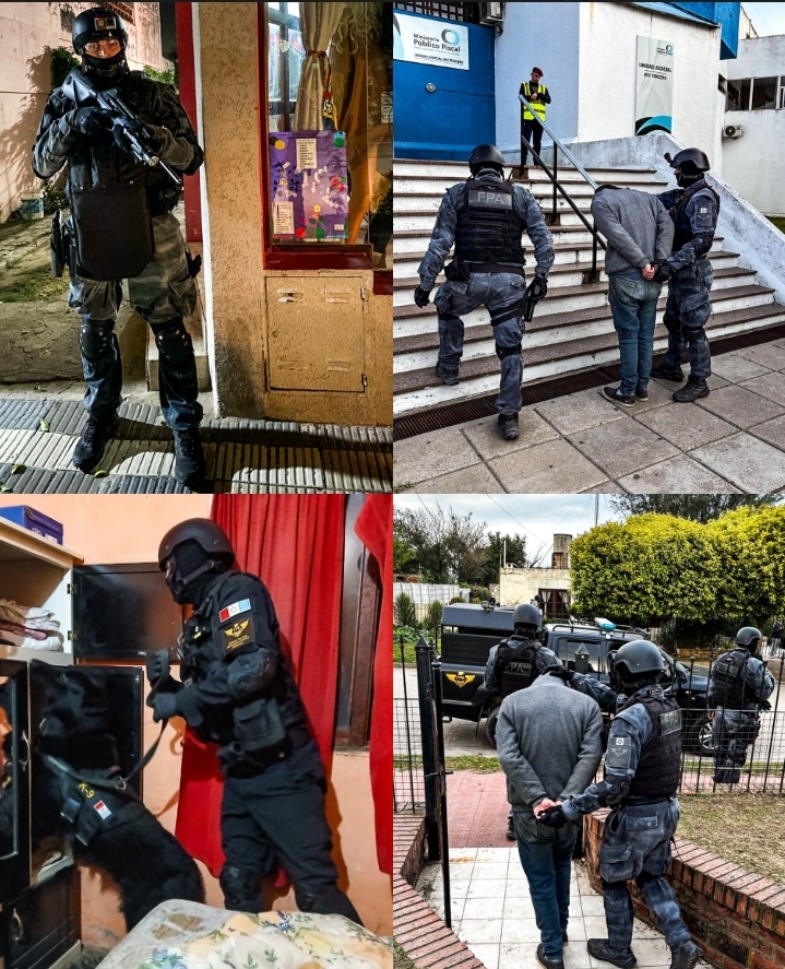 Embalse, Los Cóndores y Almafuerte: la FPA desbarató una banda narco familiar y secuestró más de 3.000 dosis de droga