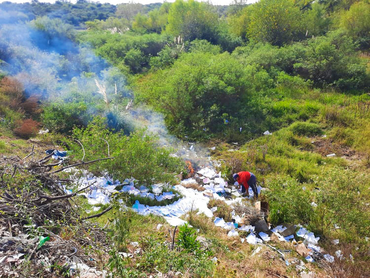 INICIAN ACCIONES ADMINISTRATIVAS POR LOS PAPELES HALLADOS EN EL BASURAL