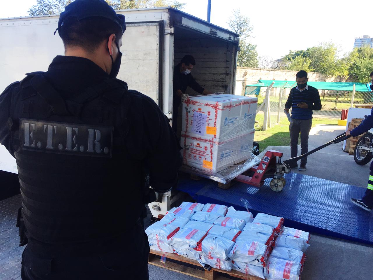 C&oacute;rdoba recibi&oacute; 41.400 dosis de la vacuna Sputnik V