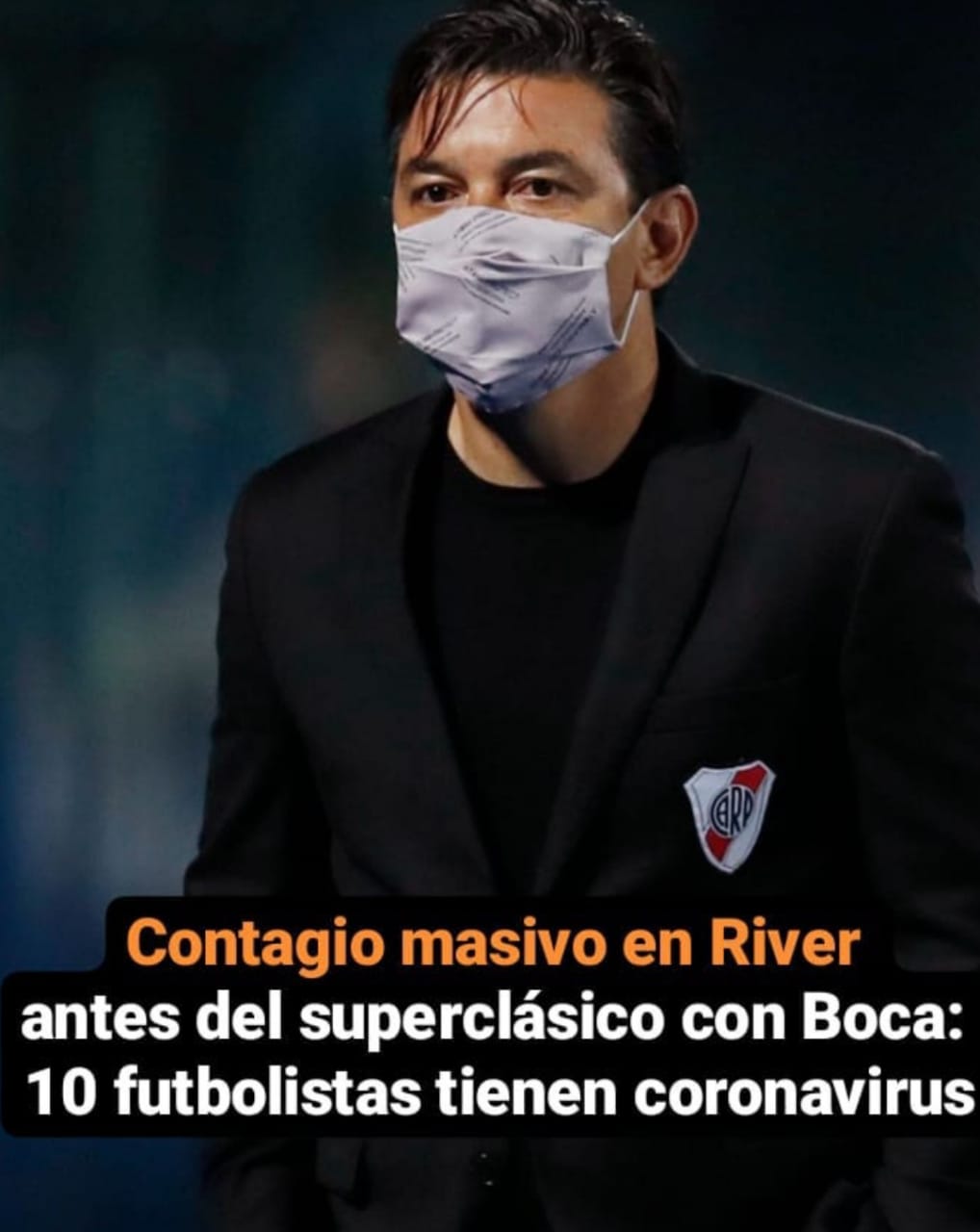 Diez jugadores de River dieron positivo de Covid a un d&iacute;a del supercl&aacute;sico