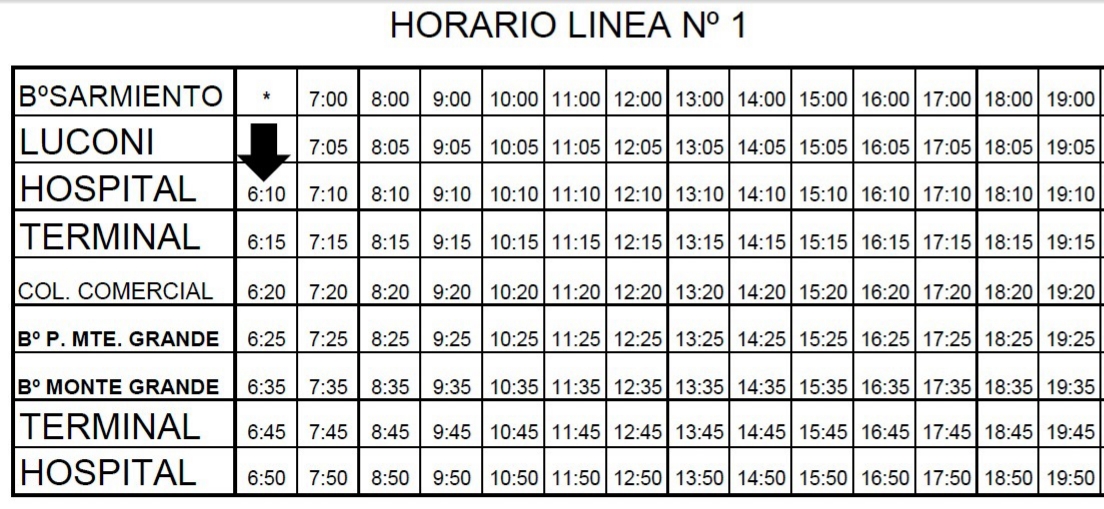 Rio Bus SRL: A partir del d&iacute;a Lunes 31 de Mayo se restablece el servicio de las l&iacute;neas. 