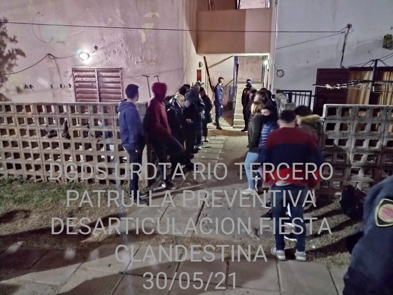 PARTE POLICIAL DEL FIN DE SEMANA: APREHENSI&Oacute;N, 4 FIESTAS CLANDESTINAS, CONTROL DE ESPACIOS P&Uacute;BLICOS, OPERATIVOS SATURACI&Oacute;N 