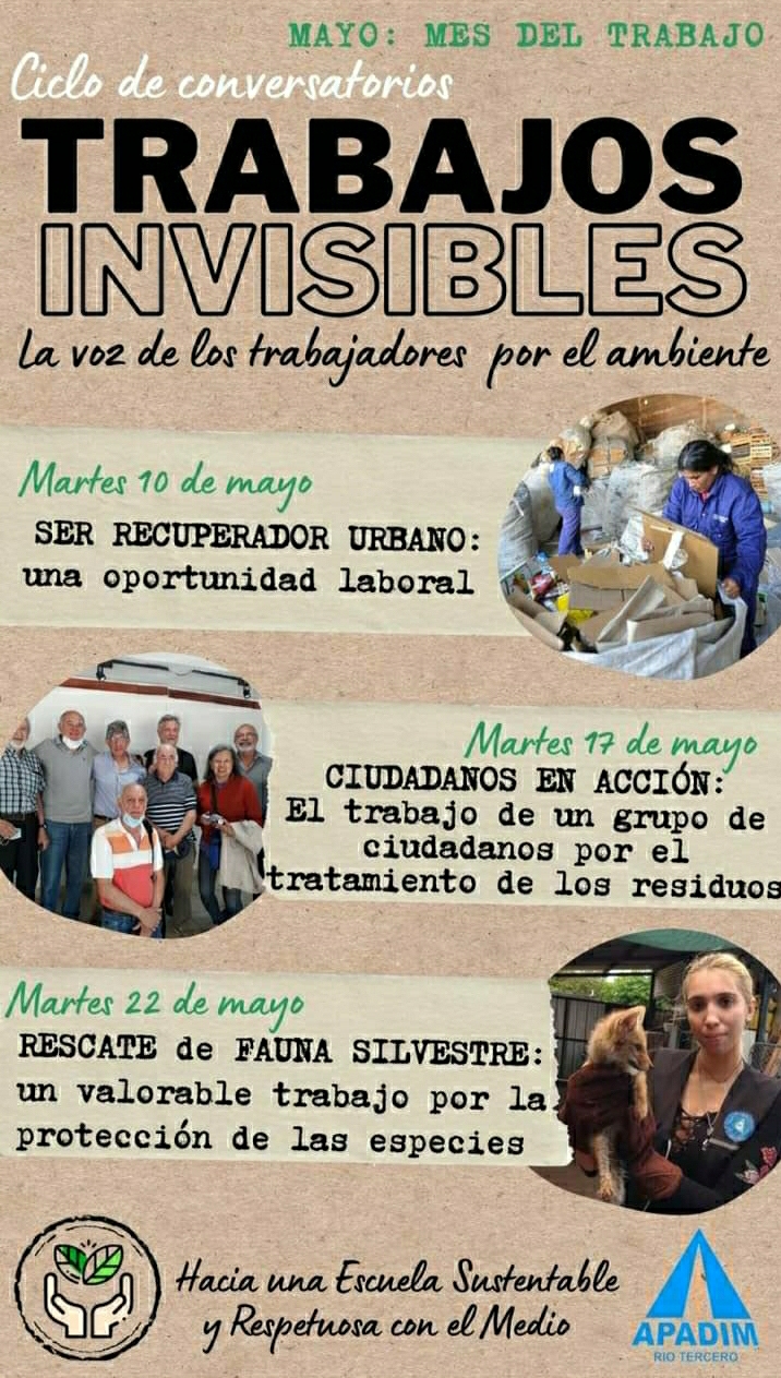 MES DEL TRABAJO: CICLO DE CONVERSATORIOS EN APADIM