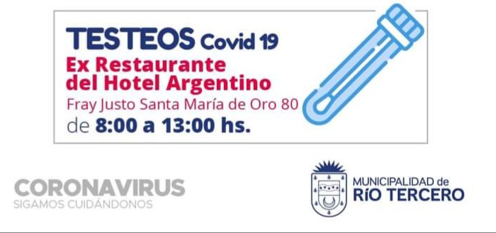 EL CENTRO DE TESTEOS FUNCIONAR&Aacute; HASTA LAS 13