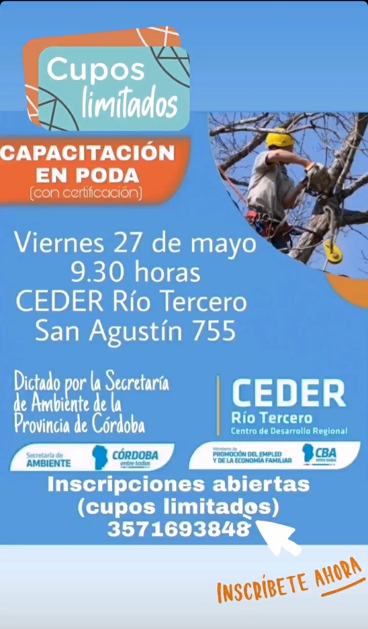 JORNADA DE CAPACITACI&Oacute;N EN PODA  B&Aacute;SICA EN EL CEDER