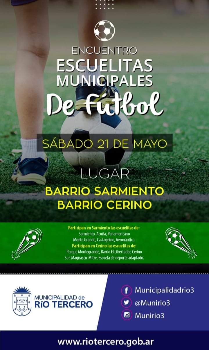 MA&Ntilde;ANA HABR&Aacute; ENCUENTRO DE ESCUELITAS DE F&Uacute;TBOL EN SARMIENTO Y CERINO