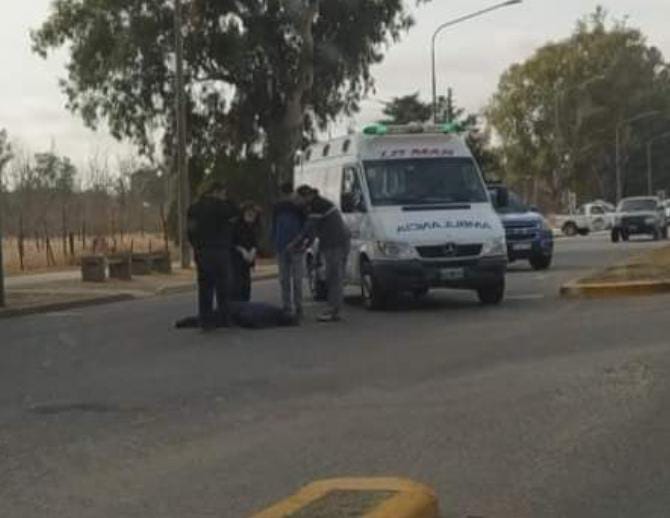 ACCIDENTE DE TR&Aacute;NSITO EN AV. SAVIO FRENTE AL INGRESO BARALE