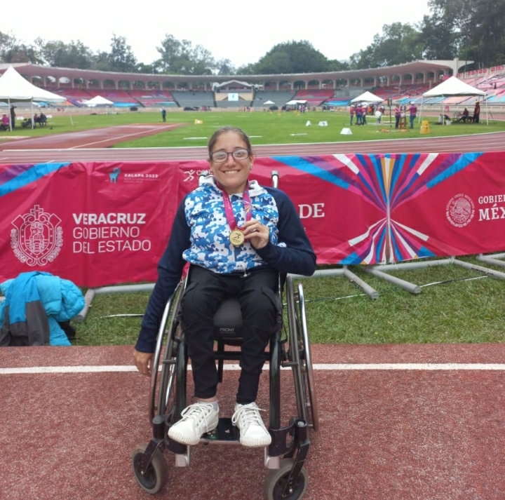 MILAGROS FERREYRA OBTUVO EL ORO EN 100 MTS LLANOS EN M&Eacute;XICO 