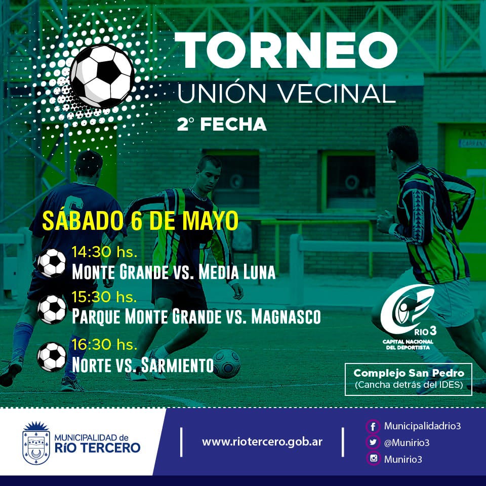 ESTE FIN DE SEMANA CONTIN&Uacute;A EL CAMPEONATO UNI&Oacute;N VECINAL