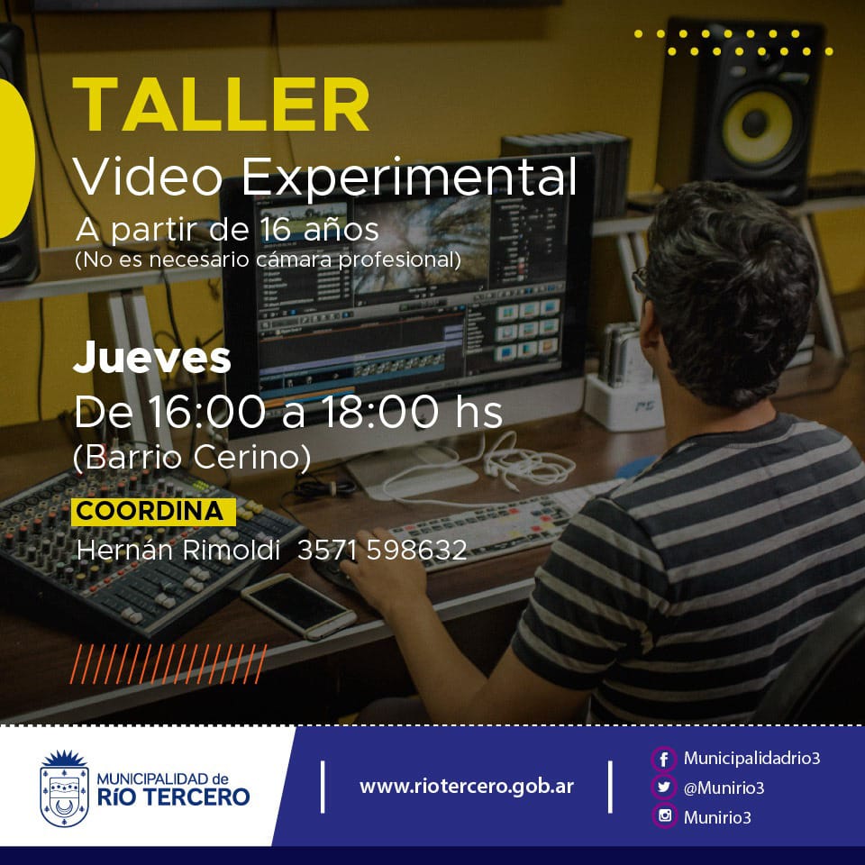 EL MUNICIPIO ABRI&Oacute; LAS INSCRIPCIONES PARA FORMAR PARTE DE LOS TALLERES MUNICIPALES BARRIALES