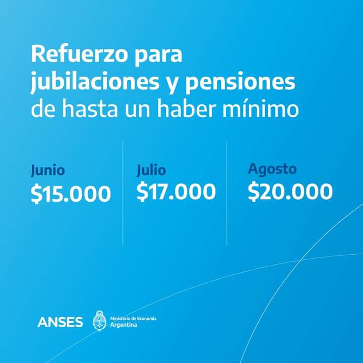 El Gobierno anunci&oacute; un aumento del 21% y tres refuerzos para las jubilaciones y pensiones en junio, julio y agosto