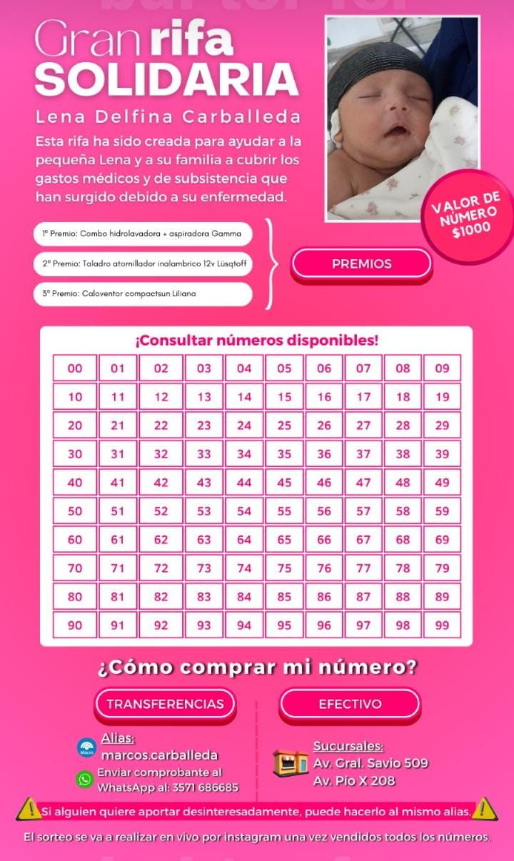 MARCOS CARBALLEDA PIDI&Oacute; QUE OREN POR LA SALUD DE SU HIJA DELFINA