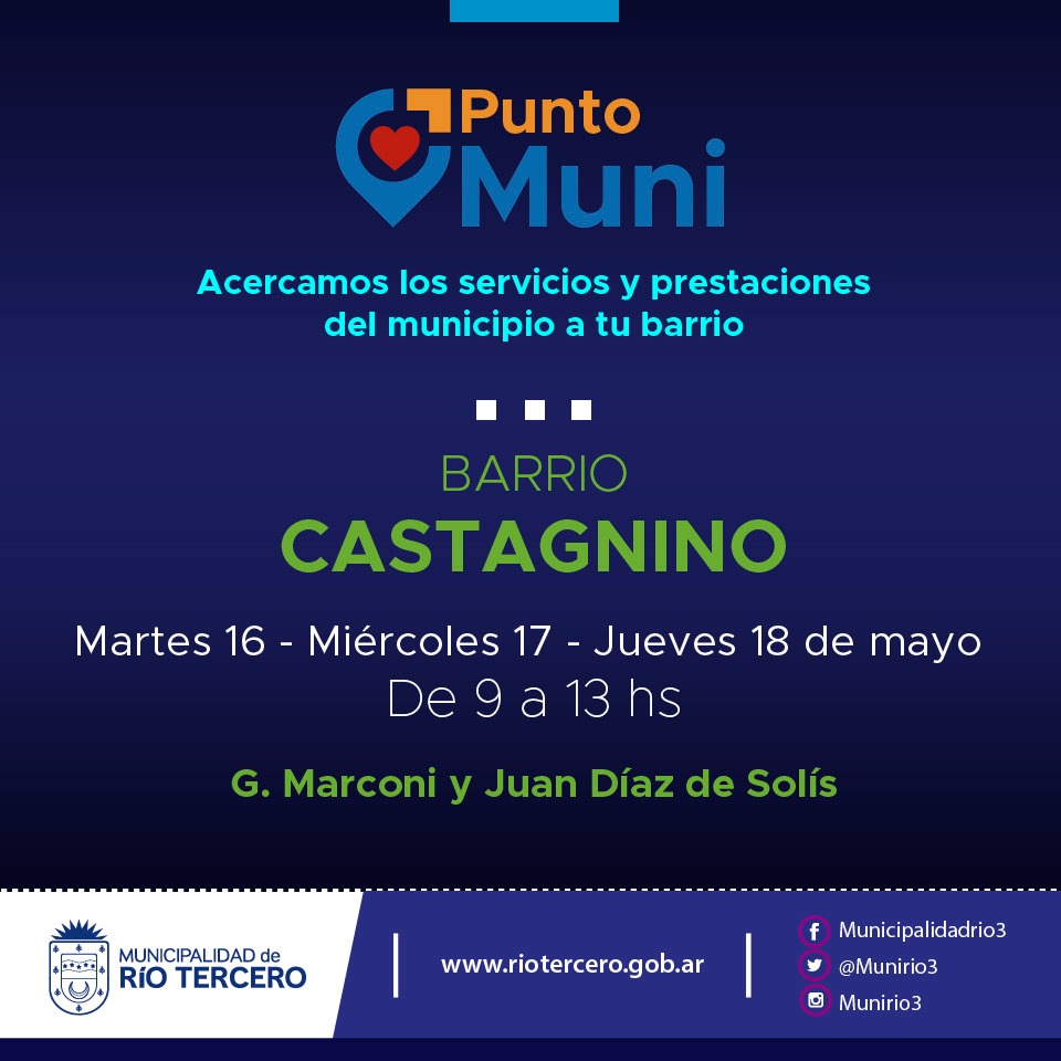 EL PROGRAMA *PUNTO MUNI* CONTIN&Uacute;A SU RECORRIDA POR LOS BARRIOS DE LA CIUDAD