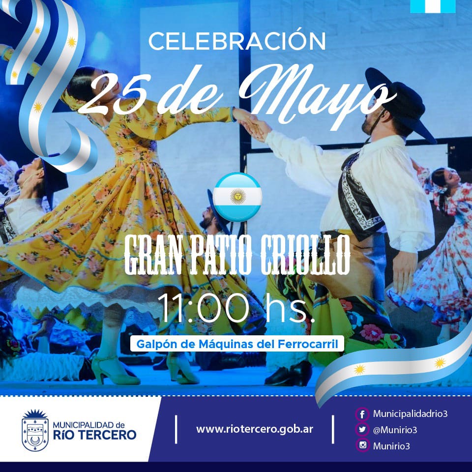 EL MUNICIPIO CELEBRA EL 25 DE MAYO CON UN GRAN PATIO CRIOLLO