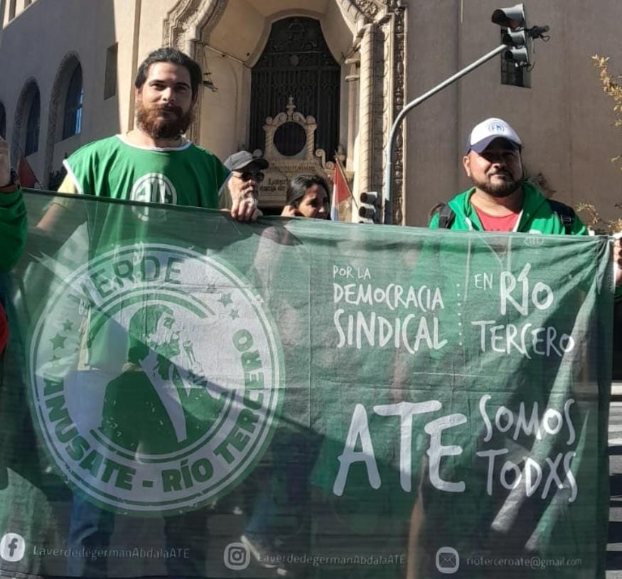 ATE: LA VERDE DE GERM&Aacute;N MARCH&Oacute; AL MINISTERIO DE TRABAJO