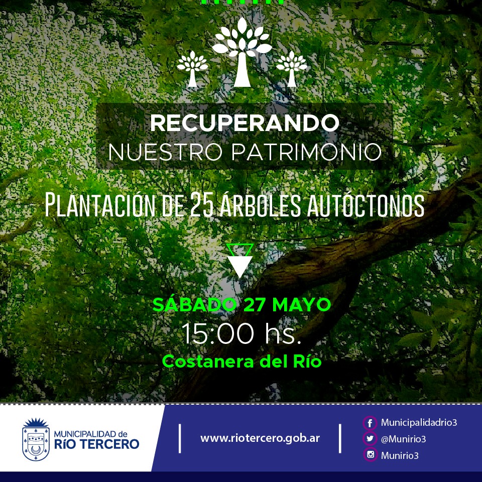 EL MUNICIPIO INVITA A SER PARTE DE UNA NUEVA ACTIVIDAD AMBIENTAL
