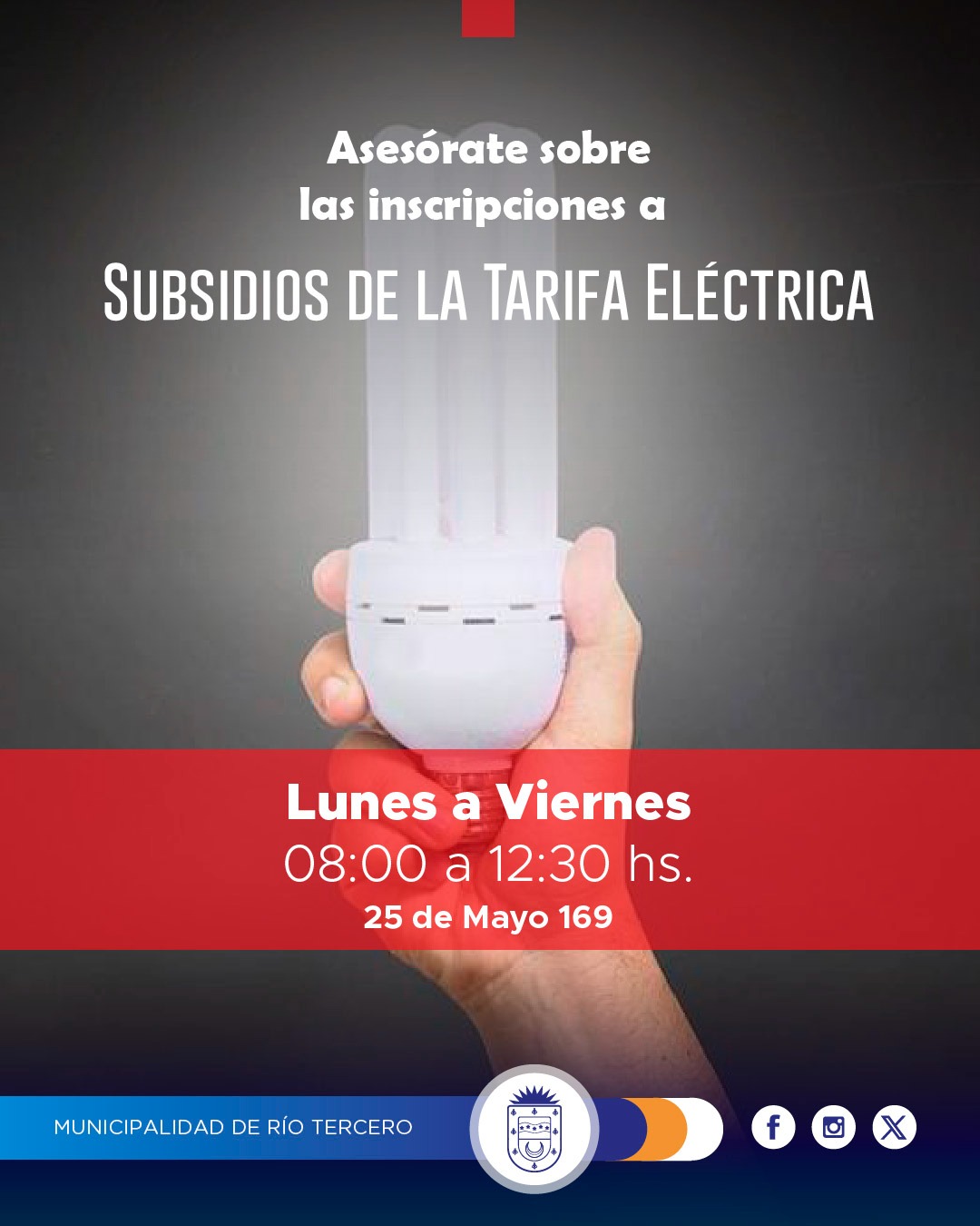 El municipio realiza asesoramiento para inscripciones a subsidios de la tarifa energética 