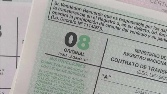 Se eliminará el 40% de los Registros del Automotor en todo el país
