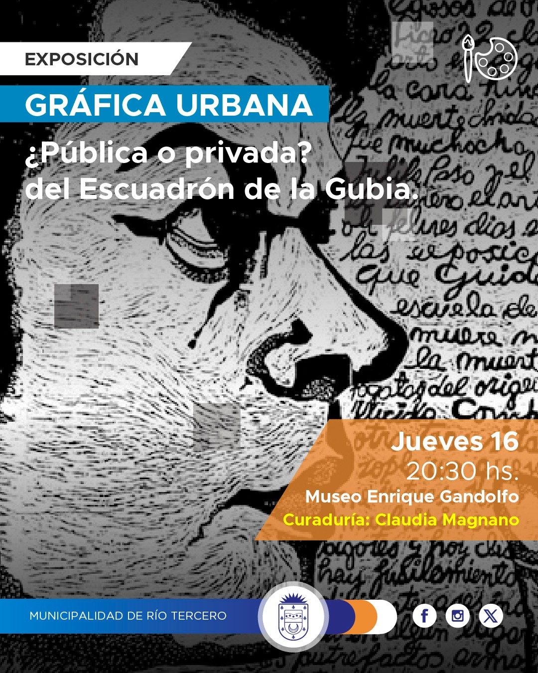Este jueves habr� arte urbano en el Museo Enrique Gandolfo 