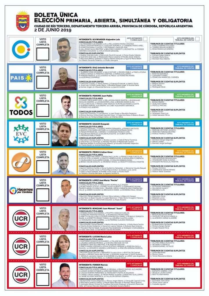 Elecciones Municipales P.A.S.O:  Los que siguen en Carrera y los que quedaron afuera 