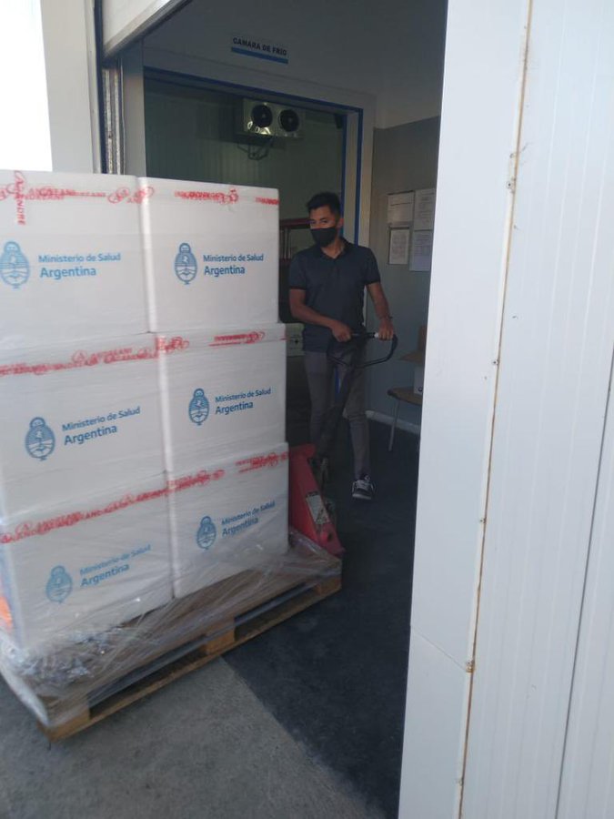 C&oacute;rdoba recibi&oacute; 31.800 dosis de vacunas contra el Covid-19