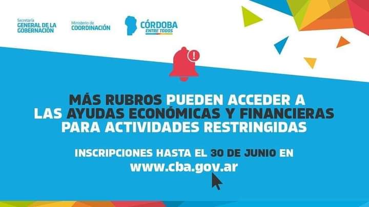 M&aacute;s rubros pueden acceder a las ayudas para actividades restringidas