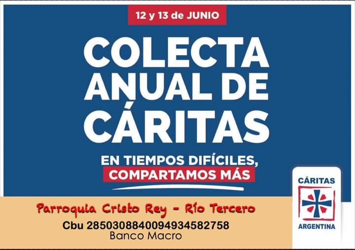 12 y 13 COLECTA ANUAL DE CARIT&Aacute;S