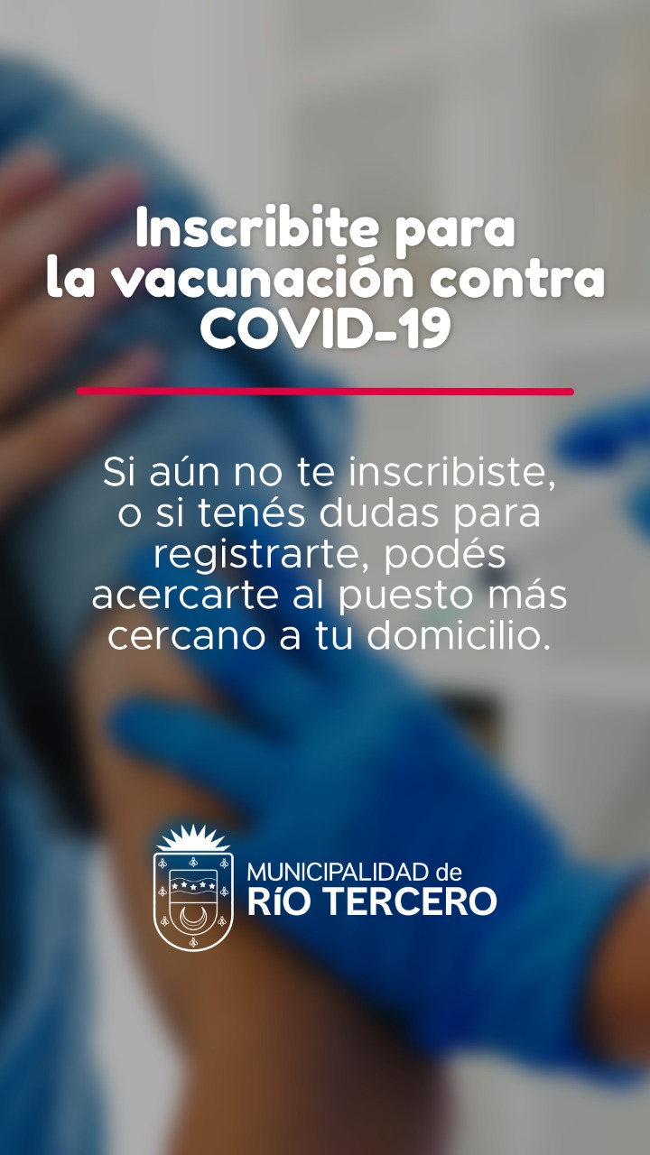 MUNICIPALIDAD INSCRIBE PARA VACUNACI&Oacute;N CONTRA COVID-19