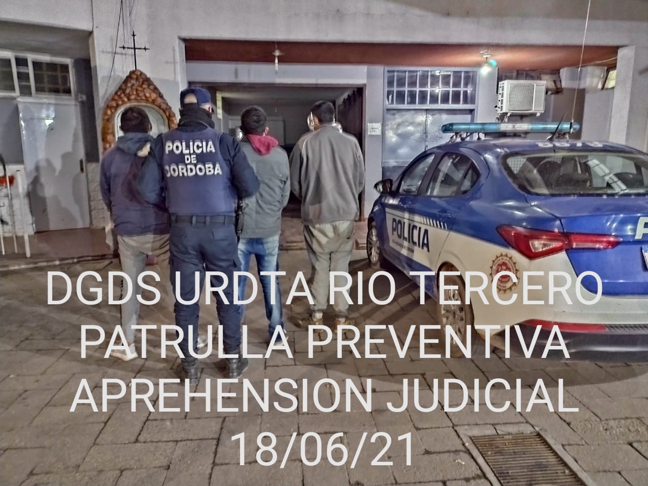 PARTE POLICIAL: 3 DETENIDOS POR DA&Ntilde;O Y TENTATIVA DE ROBO, PEDIDO DE SECUESTRO  