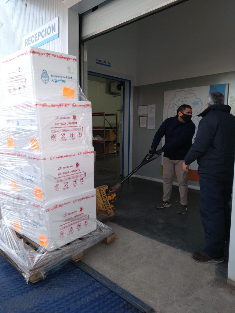 C&oacute;rdoba recibi&oacute; 64.000 dosis de la vacuna Sinopharm