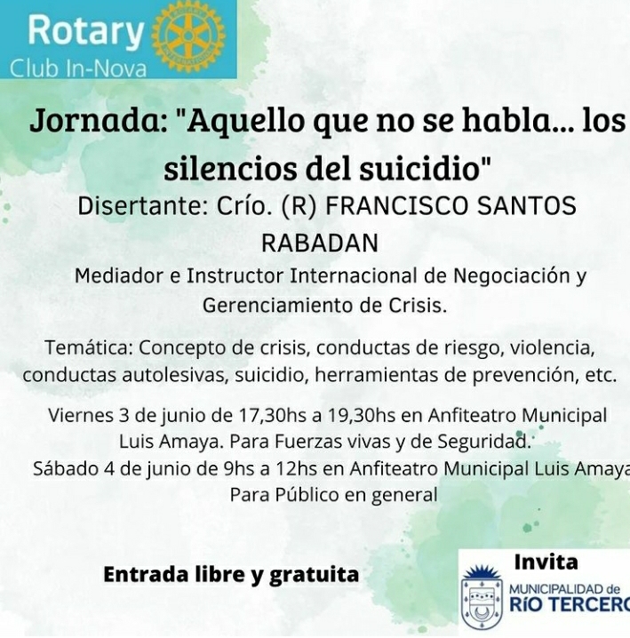 JORNADA *AQUELLO QUE NO SE HABLA... LOS SILENCIOS DEL SUICIDIO*