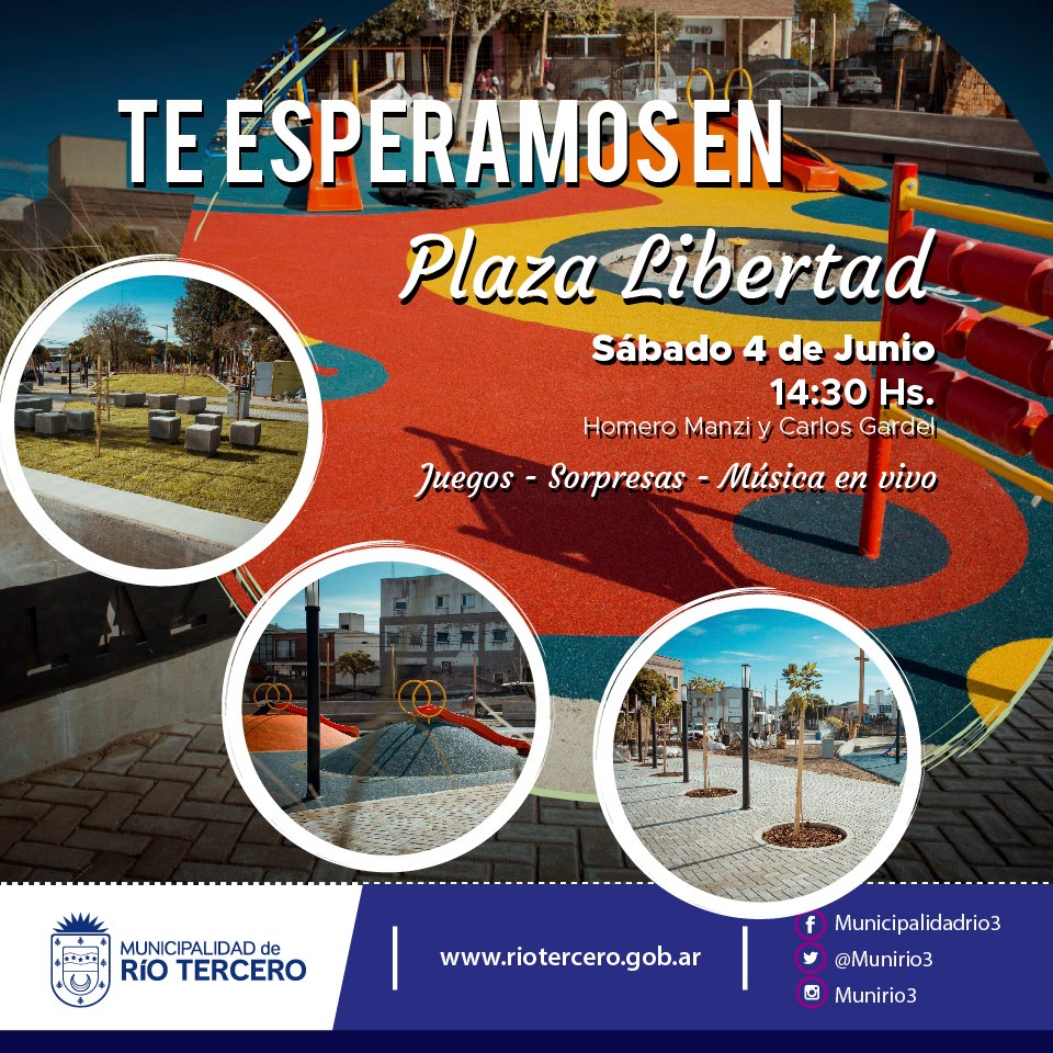 NOS ENCONTRAMOS ESTE FINDE EN LA PLAZA LIBERTAD