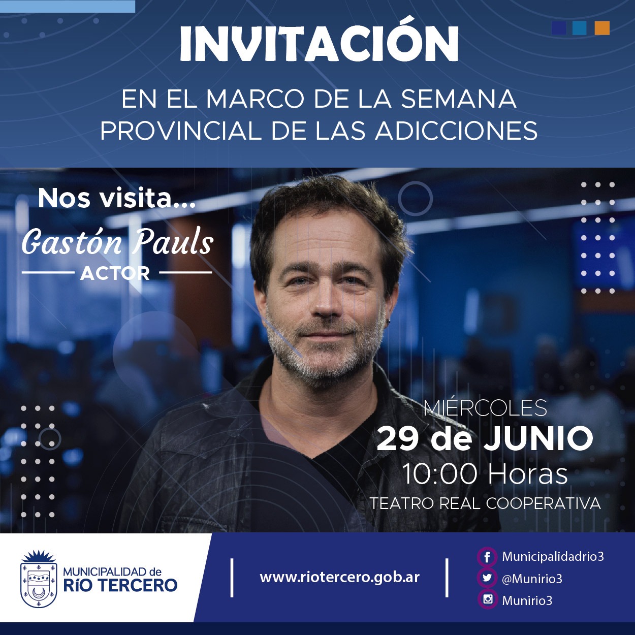 GAST&Oacute;N PAULS VISITA LA CIUDAD
