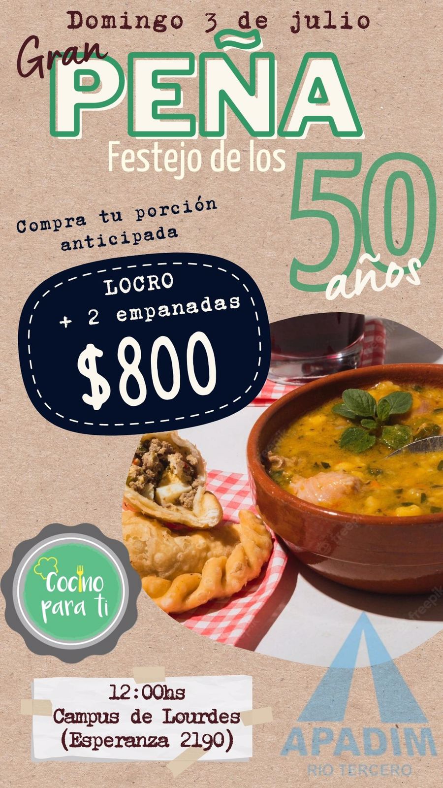 APADIM CELEBRA SUS 50 A&Ntilde;OS *DEJANDO HUELLAS*