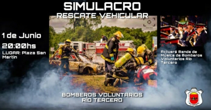 BOMBEROS REALIZAR&Aacute; HOY UN SIMULACRO DE INCENDIO VEHICULAR 